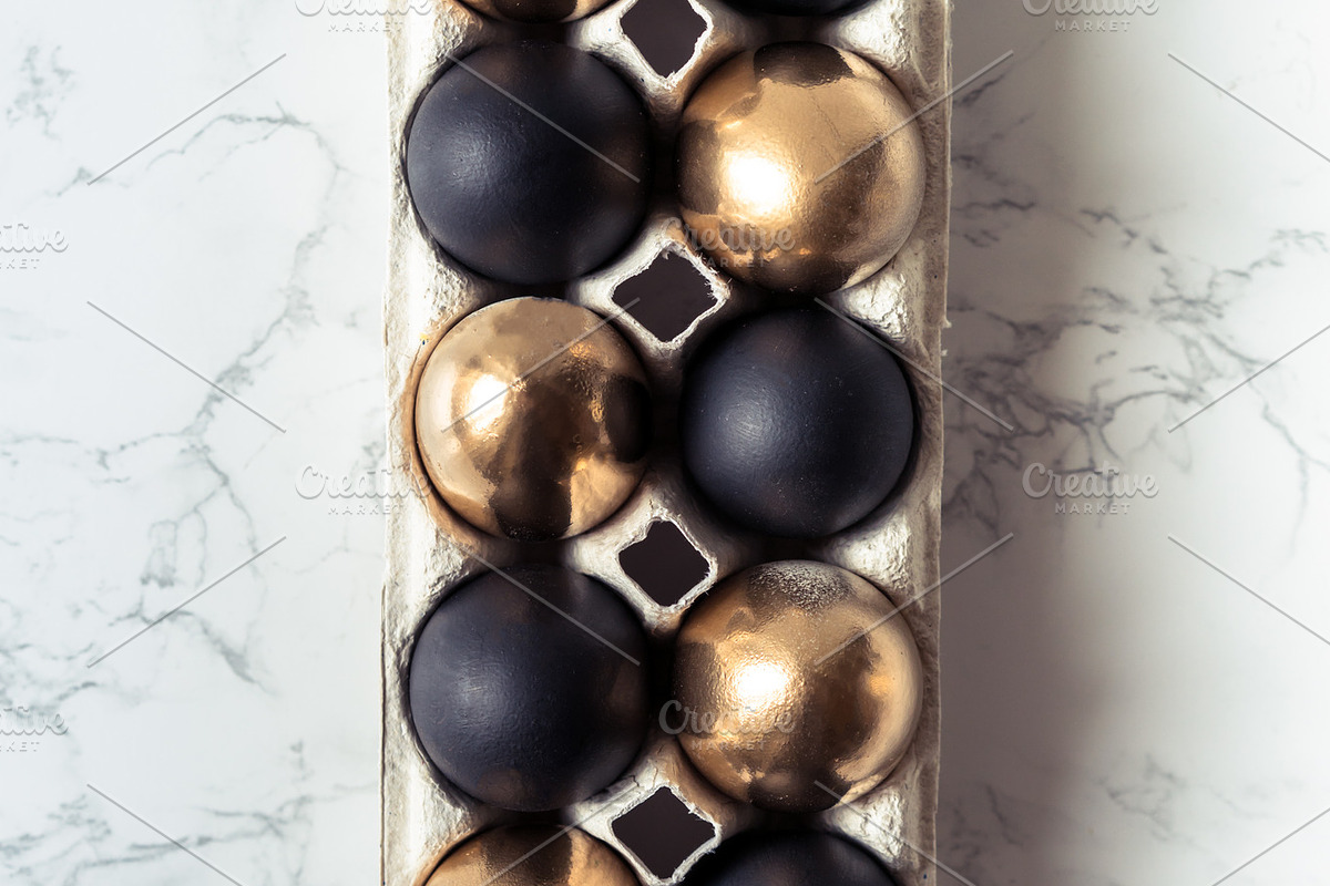 Minimal easter stock image featuring minimal, black, and gold, a Holiday Photo by Una Matison (Photo 2 of 2)