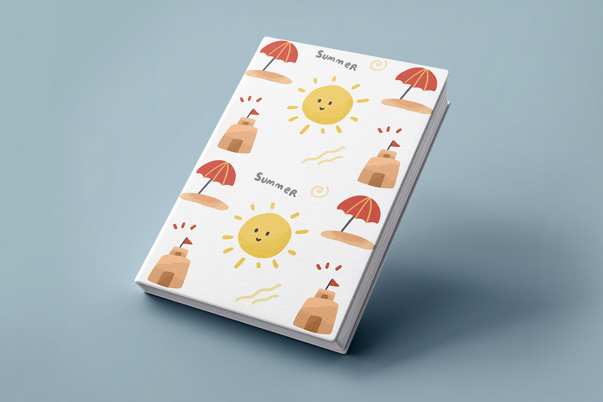 Summer seamless pattern Vol 02, a Pattern Graphic by RizkaNurfazrina (Photo 6 of 7)