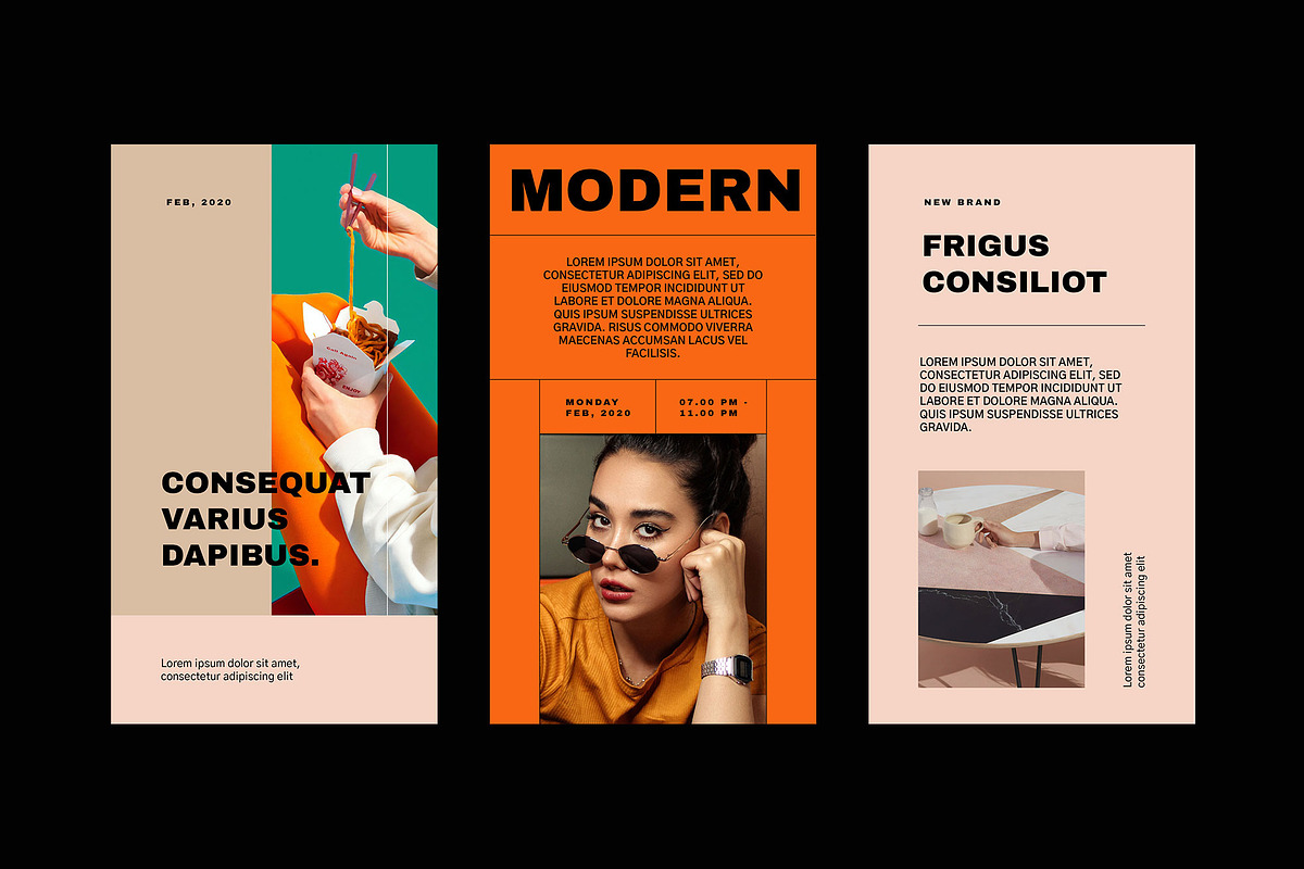 MDRN Instagram Template, a Social Media Template by Visula Co (Photo 5 of 7)