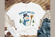 Christmas Snowy Smiles PNG, an Illustration by Sublimation Artist (Thumbnail 3 of 9)