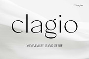 Clagio  - Modern Sans Familiy, a Sans Serif Font by Arterfak Project (Thumbnail 1 of 14)