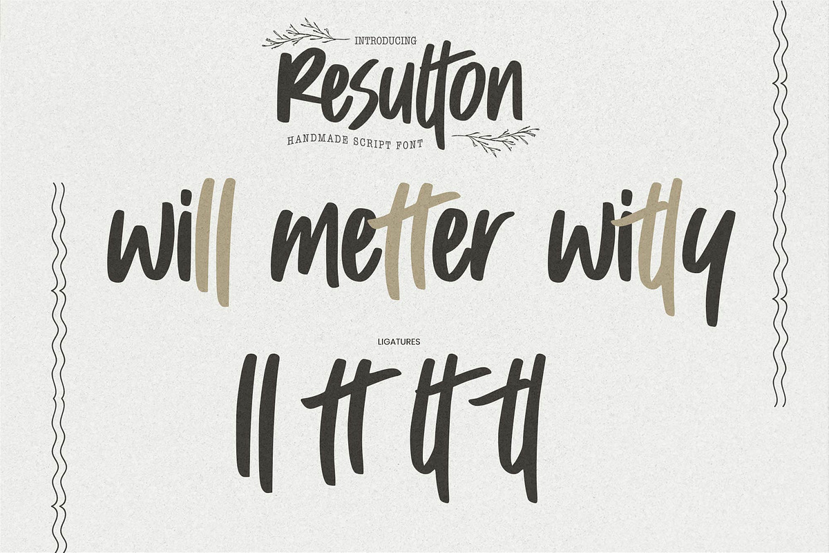 Resulton – Handmade Script Font, a Handwritten Font by Gassstype (Photo 7 of 8)