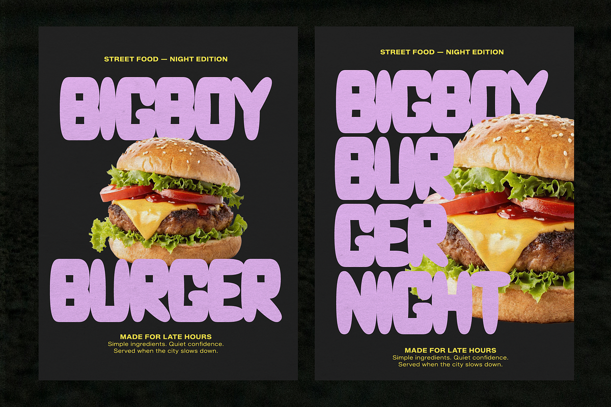 Poulens | Chunky Bold Sans Serif, a Sans Serif Font by gracetype_studio (Photo 7 of 12)