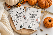 Both Side Invite Card Mockup, an Advertising Mockup by TatiMockup (Thumbnail 4 of 4)