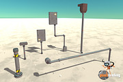 Small Town Main Street:Toon Low Poly, an Environmental 3D Model by Pixel Landing (Thumbnail 7 of 12)