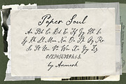 Paper Soul Quiet Vintage Font, a Script Font by AnMark (Thumbnail 5 of 11)