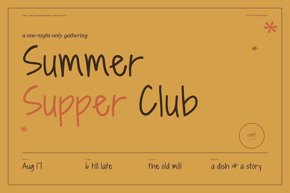 Scribbit - Bouncy for Cozy Brands, a Handwritten Font by Lettra Studio (Photo 13 of 16)