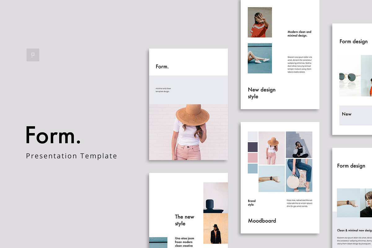 FORM - Keynote Vertical Template, a Presentation Template by PixaSquare