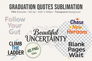 Graduation Quotes Sublimation, an Illustration by Artnoy