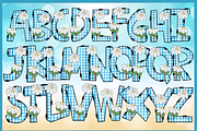 Daisytriplets-PNG fonts, a Symbol Font by It me digital art (Thumbnail 4 of 10)