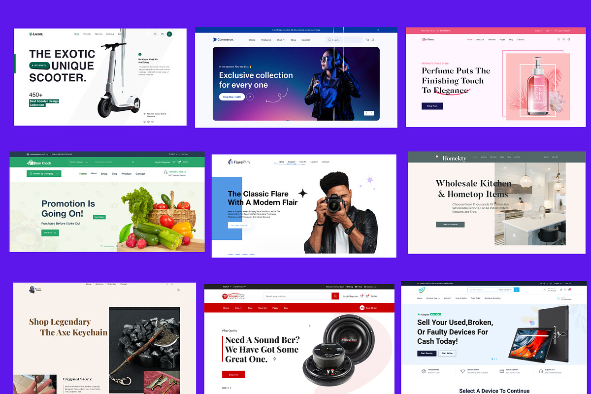Markito-E-commerce Landing Page, a Landing Page Template by Design Hub (Photo 2 of 4)