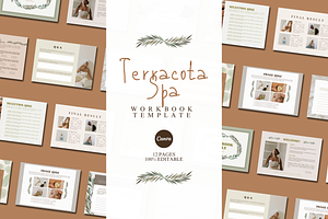 WORKBOOK CANVA TEMPLATE, a Print Template by The Little Lily Studio