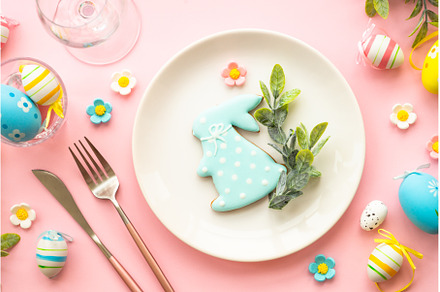 Easter table setting, Easter food, a Food & Drink Photo by Nadia-nb