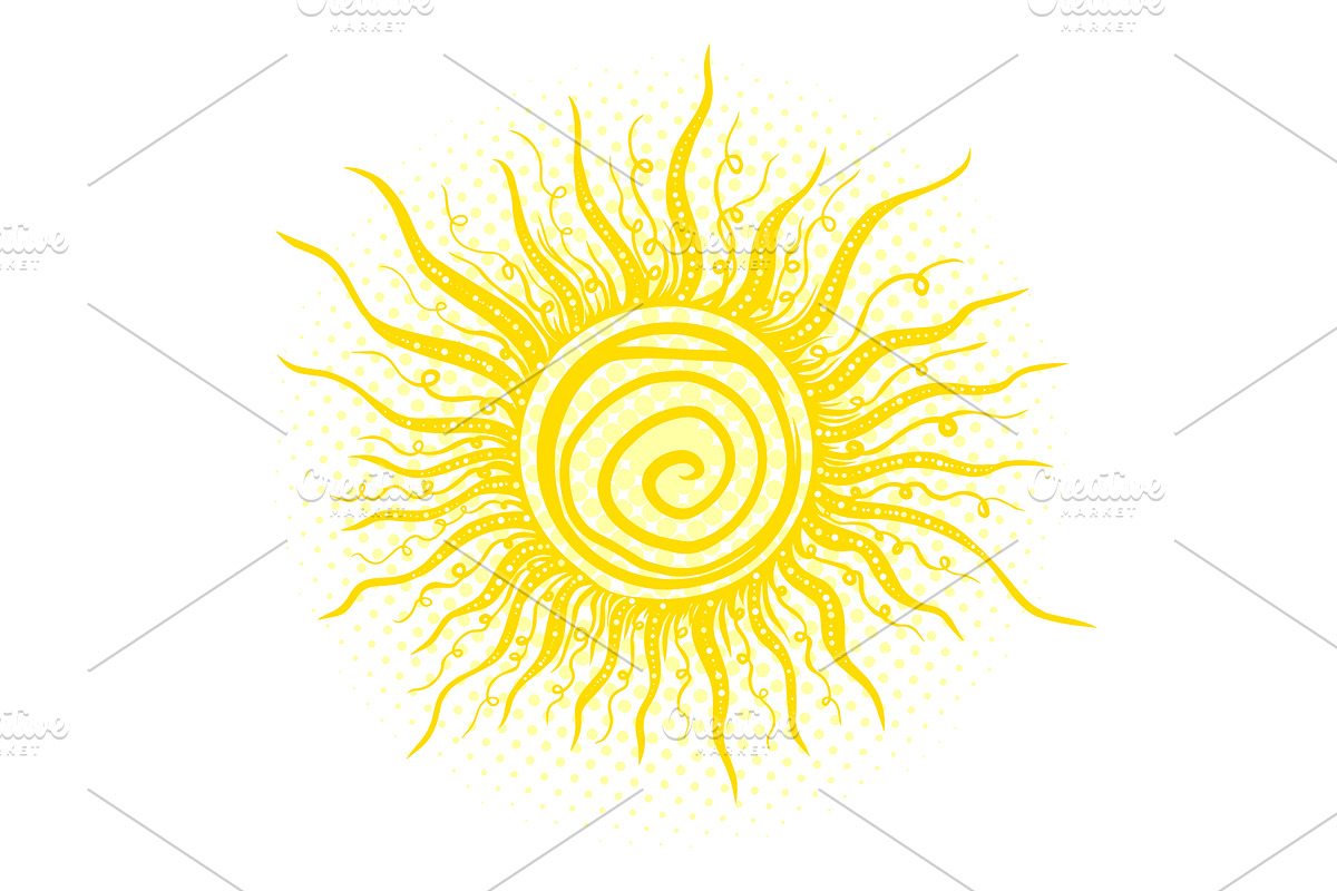 Cute doodle sun shine. Doodle sun, an Object Illustration by Nenahliadava Design