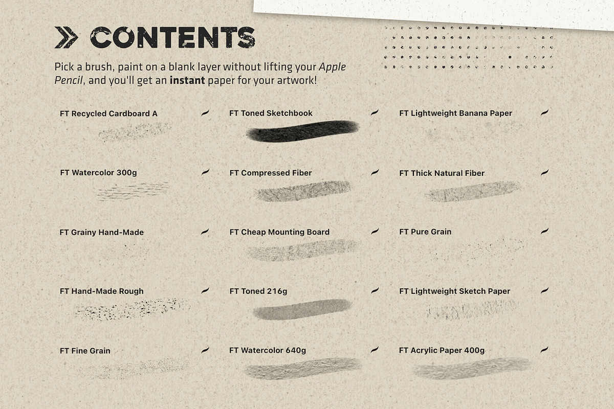 Paper Block Procreate Brush Pack, a Brush Add-On by Frankentoon Store (Photo 5 of 5)
