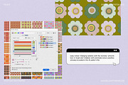 60s Vector Floral Patterns, a Pattern Graphic by angelainthefields (Thumbnail 9 of 10)