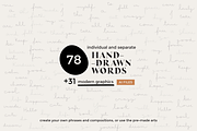 Hand-drawn words | Pre-made posters, an Illustration by designerbianca (Thumbnail 2 of 7)
