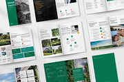 Sustainability Annual Report, a Brochure Template by trabaskriya (Thumbnail 5 of 6)