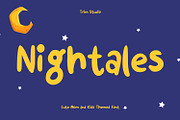 Nightales - Halloween Cute Font, a Handwritten Font by TrimStudio (Thumbnail 1 of 12)