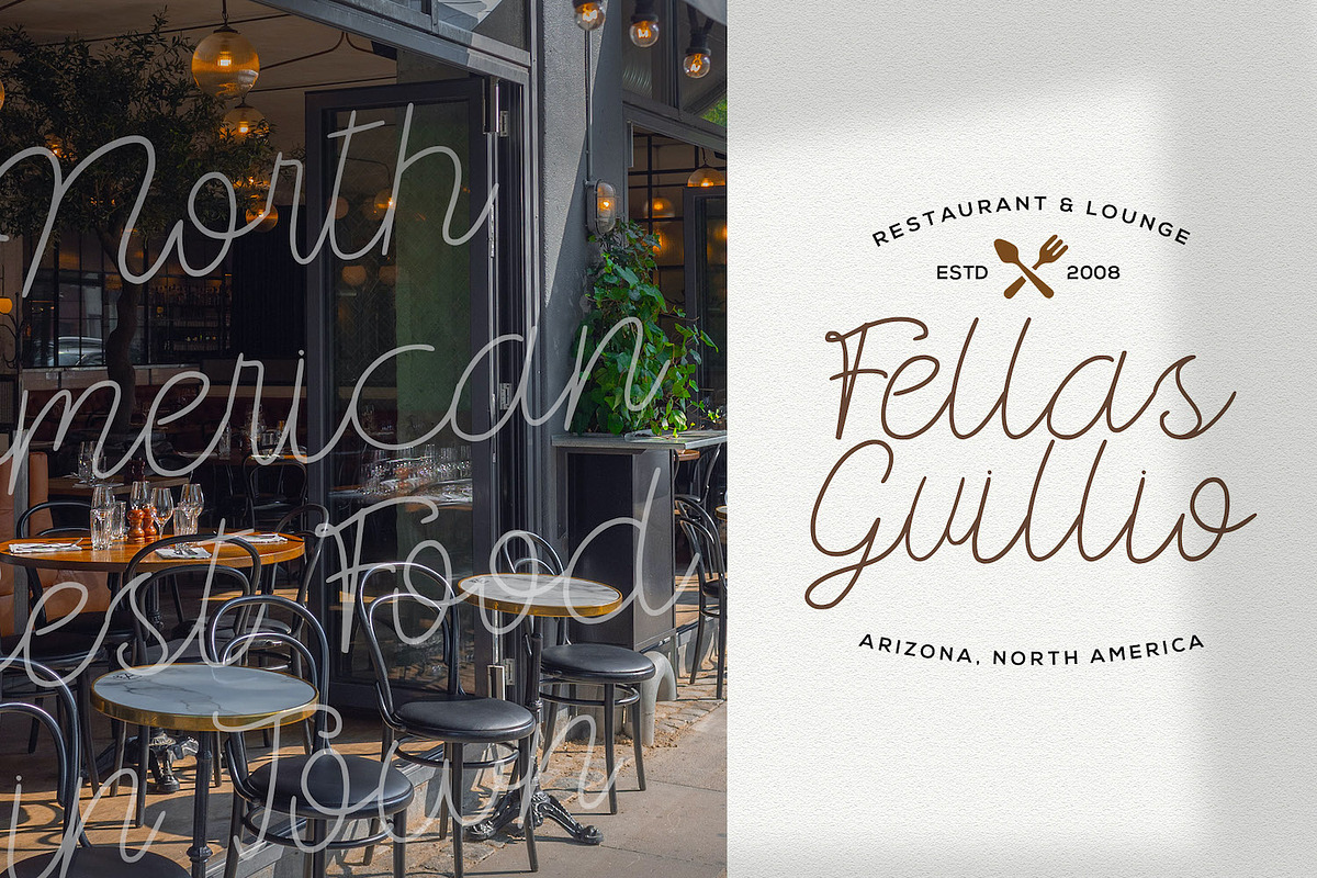 Kangtoni - Monoline Script Font, a Script Font by StringLabs (Photo 6 of 11)