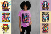 39 Musical T-shirts BUNDLE, an Illustration by VozzyStock (Thumbnail 6 of 9)