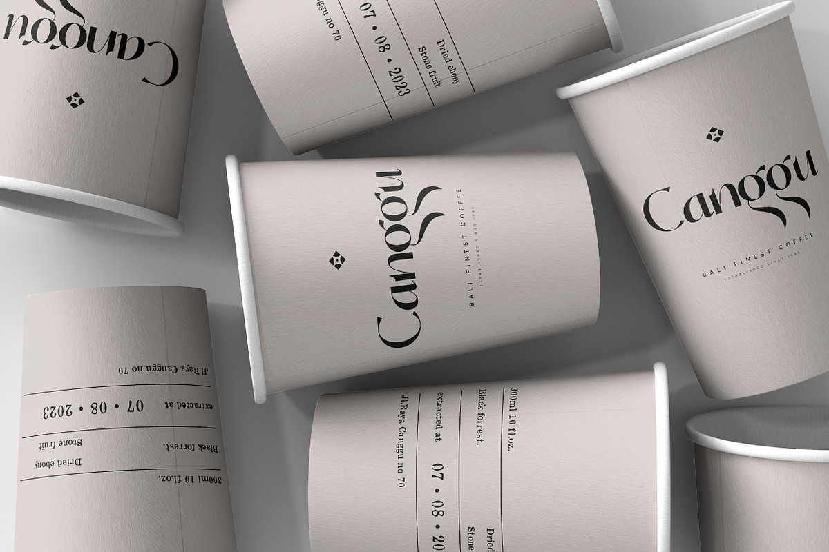 Cerkiymo Elegant Typeface, a Sans Serif Font by Hishand Studio (Photo 3 of 10)