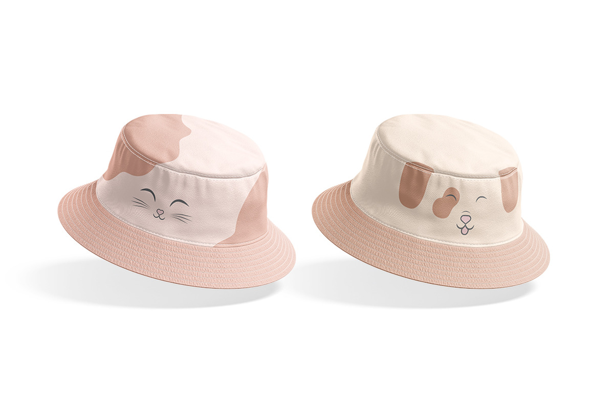 Bucket Hat Mockups, a Hat Mockup by rebrandy (Photo 6 of 9)