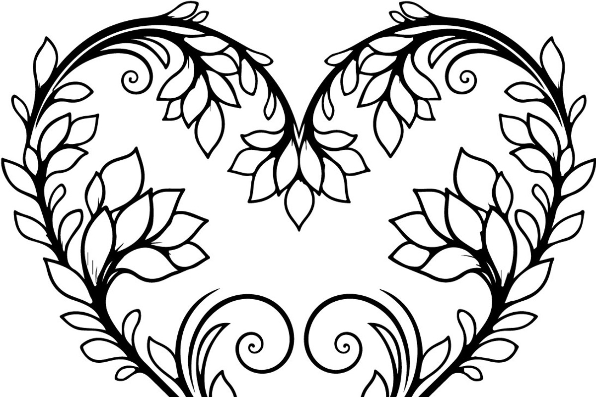 Decorative Heart Silhouette Bundle, an Illustration by Designs_River (Photo 21 of 45)