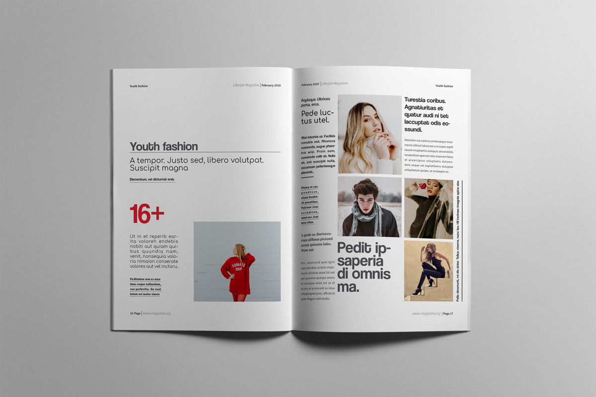 The Best Magazine Layout Design, a Magazine Template by Swayang (Photo 9 of 22)