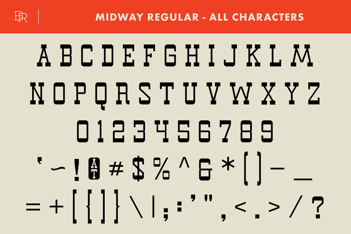 Midway - Slab Serif Font, a Slab Serif Font by Brian Ritter Design (Photo 8 of 14)