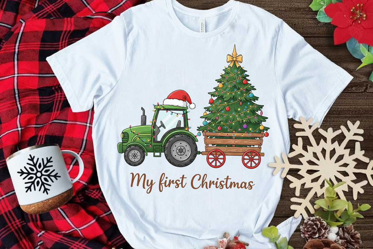 My First Christmas Png Design, an Illustration by Canvas Craft (Photo 3 of 6)
