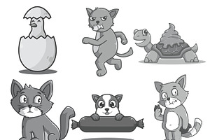 Cartoon Animals Set 2 Procreate