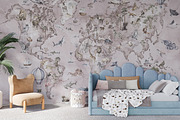 Wallpaper mockup Girl's room mockup, a Household Mockup by Hunny Badger (Thumbnail 2 of 6)