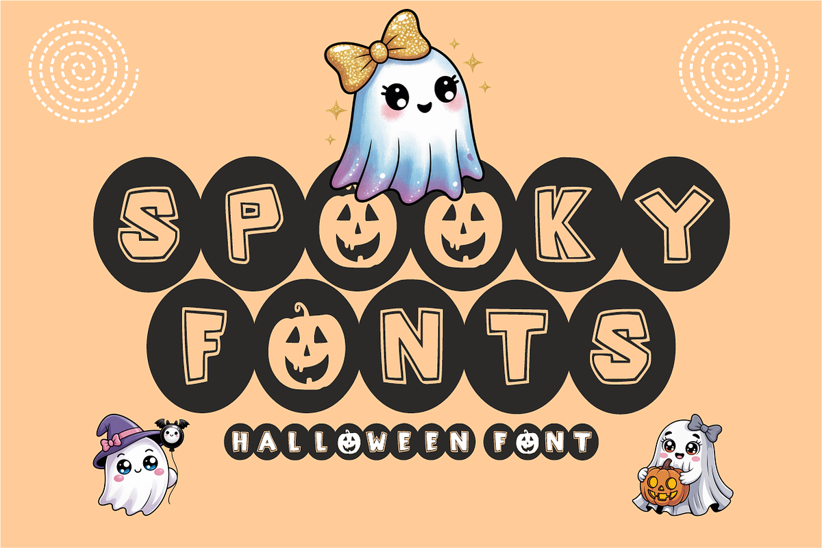 Halloween Cartoon - Spooky Font, a Sans Serif Font by KiddoGlyphs Studio (Photo 3 of 5)