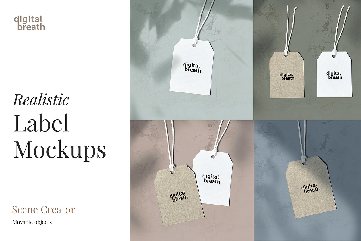 Label Mockup, a Product Mockup by Digital Breath templates (Photo 1 of 5)