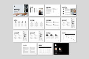 Black Social Media Strategy Template, a Presentation Template by InkBlue Templates (Thumbnail 4 of 4)
