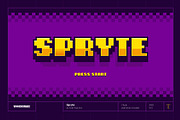 Spryte, a Sans Serif Font by Wondermake (Thumbnail 1 of 9)