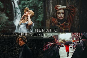 10 Cinematic Greens Lightroom Preset, a Preset Add-On by RamsaGraphi