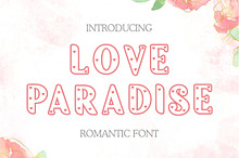 Love Paradise font