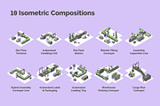 Conveyor Processes Factory Set, an Object Graphic by 35lab (Thumbnail 2 of 7)