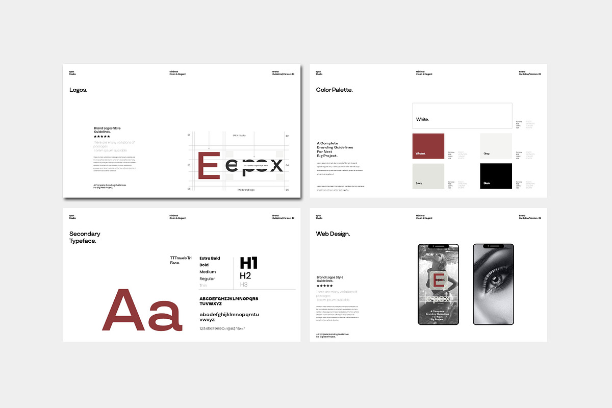 EPEX | Brand Guidelines Template, a Presentation Template by Slide-Agency (Photo 5 of 11)