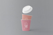 Coffee Cup Mockup, a Cups & Container Mockup by Se٧enStudio (Thumbnail 1 of 3)