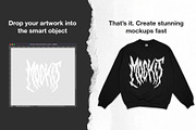 Los Angeles Apparel Mockups, a Hoody Mockup by Pixel Sauce™ (Thumbnail 4 of 6)