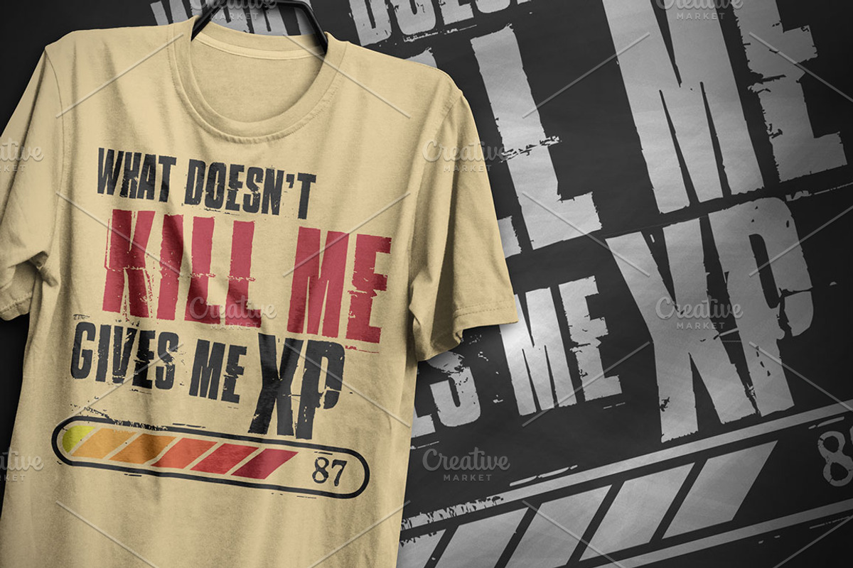 What doesn’t kill me. T-Shirt Design, an Illustration by artnook (Photo 2 of 6)