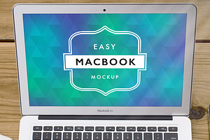 Mockup Macbook Air 9