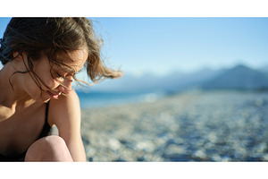 Close up portrait beautiful girl, a Person Photo by vitaliymateha photography