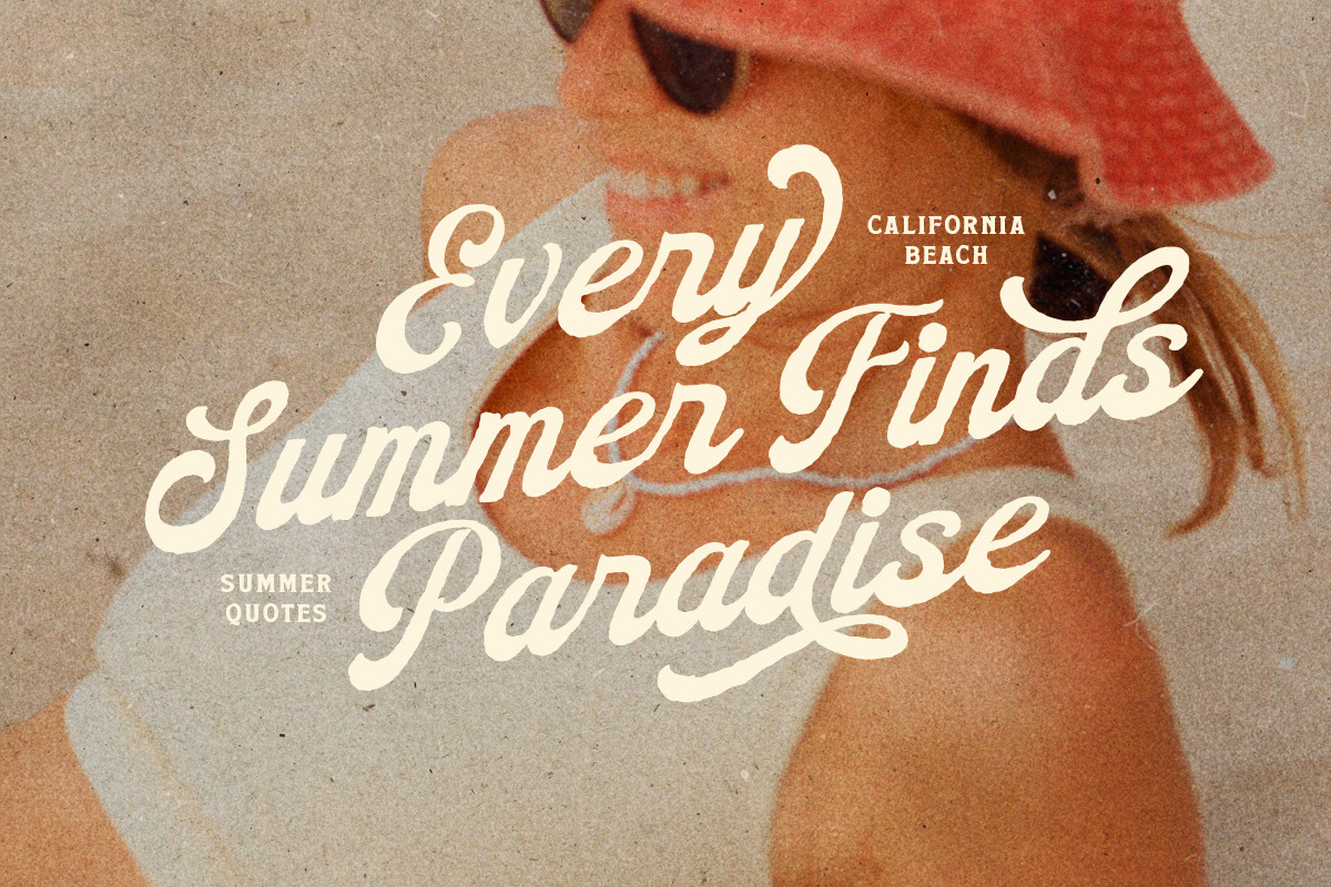 Summer Archive Font Collection, a Script Font by Letterhend Studio (Photo 10 of 14)