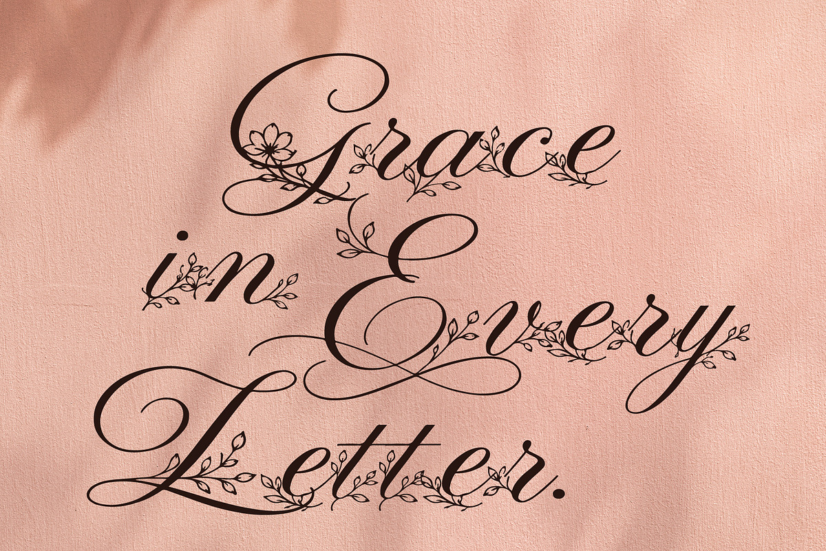 Alverose - Secret Garden Script, a Script Font by HypeWorksCo (Photo 3 of 17)