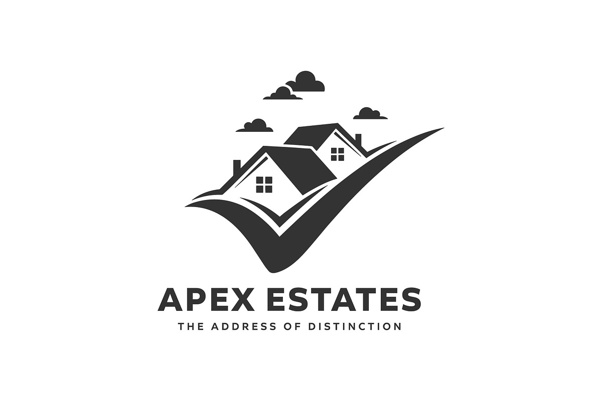 Real Estate Logo | House & Checkmark preview 2