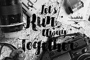 Sortdecai Brush Script, a Script Font by Swistblnk Std. (Thumbnail 4 of 6)
